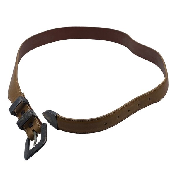 Douglas Magnus Santa Fe Sterling Silver 4 Pc 925 Buckle Set + IAI Belt Vintage - Picture 5 of 9